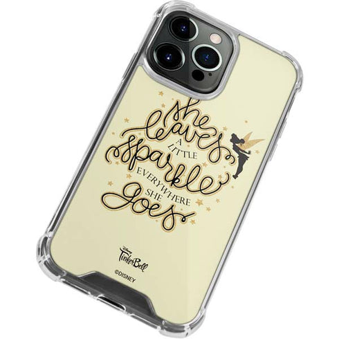 Disney Tinker Bell Leave A Little Sparkle iPhone 13 Pro Clear Case