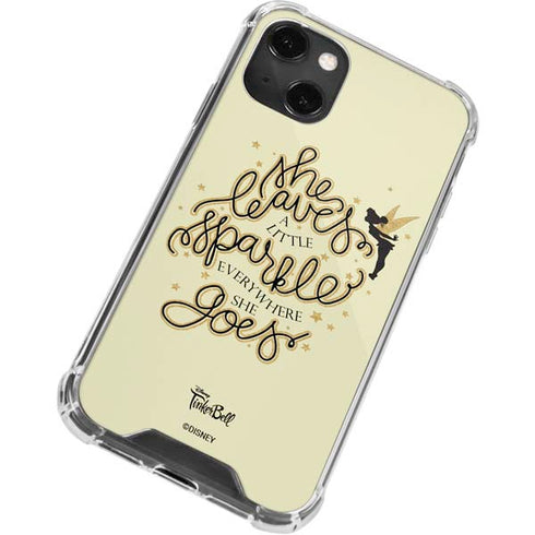Disney Tinker Bell Leave A Little Sparkle iPhone 14 Plus Clear Case