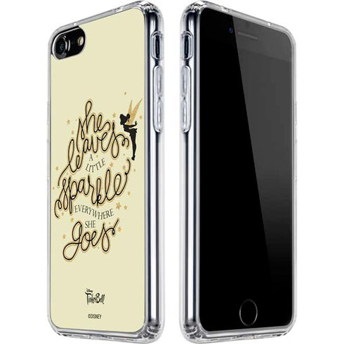 Disney Tinker Bell Leave A Little Sparkle iPhone SE (2nd & 3rd Gen) Clear Case