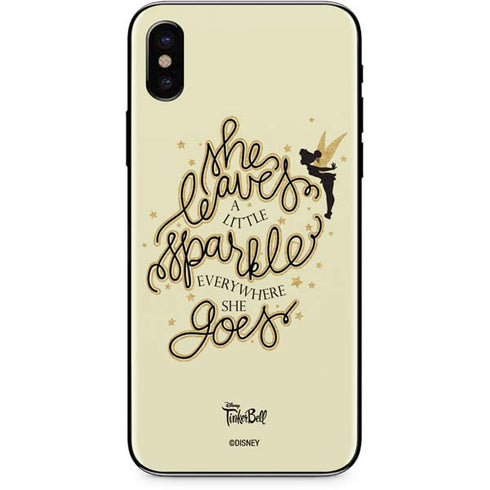 Disney Tinker Bell Leave A Little Sparkle iPhone XS Skin