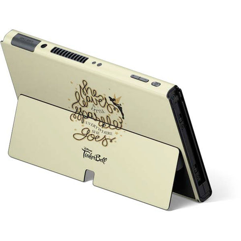 Disney Tinker Bell Leave A Little Sparkle Nintendo Switch OLED (2021) Skin