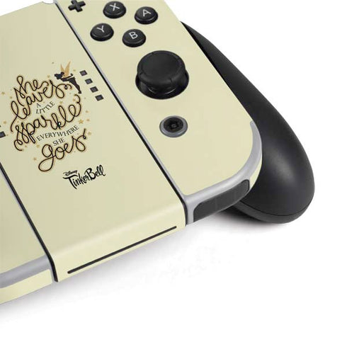 Disney Tinker Bell Leave A Little Sparkle Nintendo Switch OLED (2021) Skin