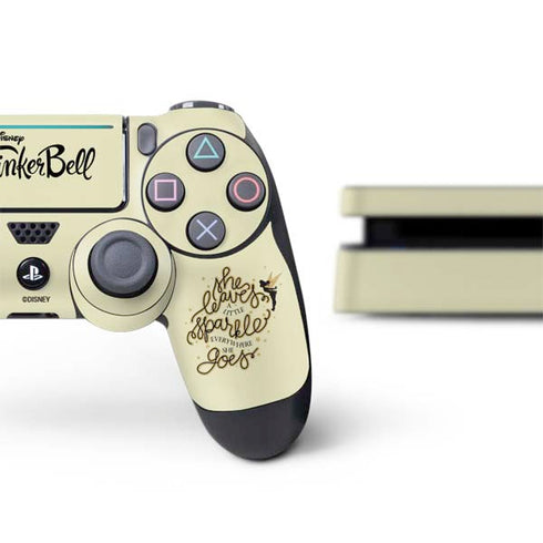 Disney Tinker Bell Leave A Little Sparkle PS4 Slim Bundle Skin