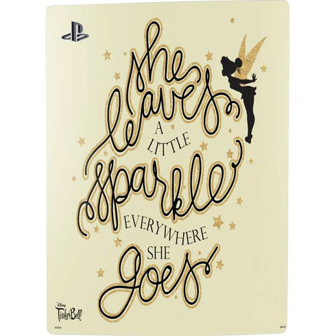 Disney Tinker Bell Leave A Little Sparkle PS5 Digital Edition Console Skin