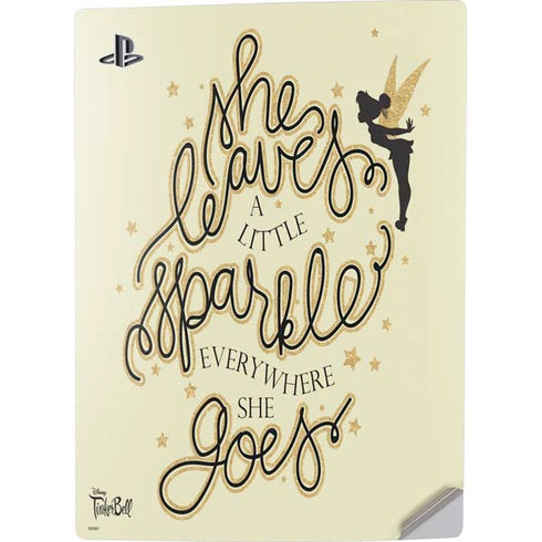 Disney Tinker Bell Leave A Little Sparkle PS5 Digital Edition Console Skin