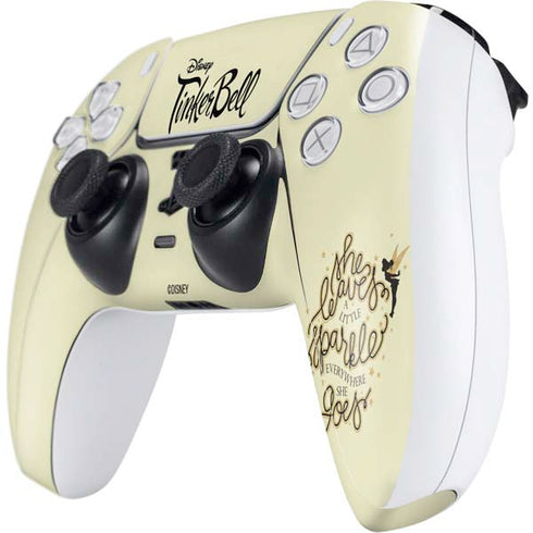 Disney Tinker Bell Leave A Little Sparkle PS5 Controller Skin