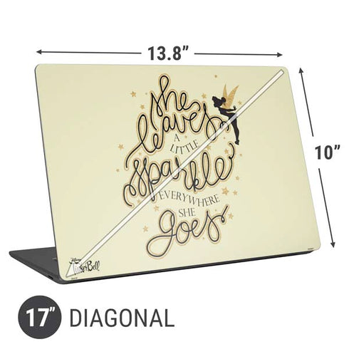 Disney Tinker Bell Leave A Little Sparkle Universal Laptop 17in (13.8 x 10in) Skin