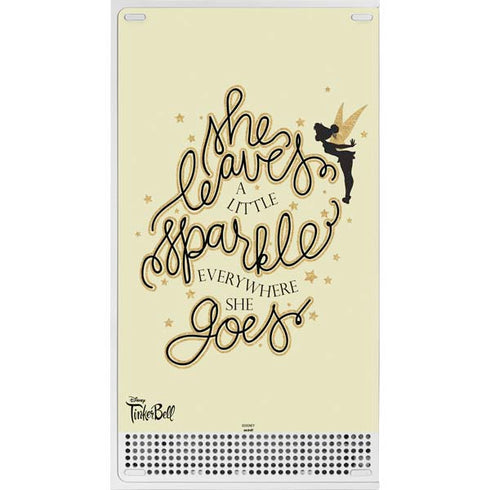 Disney Tinker Bell Leave A Little Sparkle Xbox Series S Console Skin