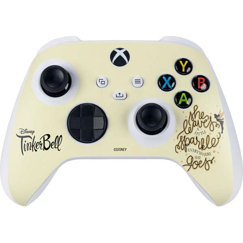 Disney Tinker Bell Leave A Little Sparkle Xbox Series S Controller Skin