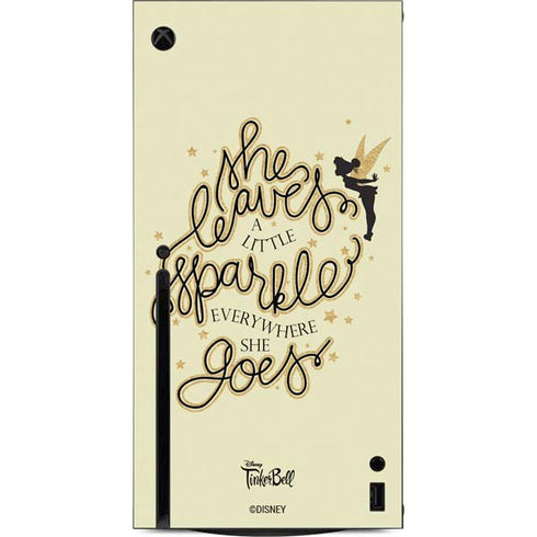 Disney Tinker Bell Leave A Little Sparkle Xbox Series X Console Skin