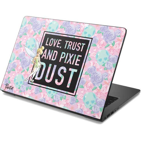 Disney Tinker Bell Love Trust and Pixie Dust Dell Chromebook Skin