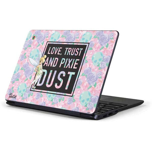 Disney Tinker Bell Love Trust and Pixie Dust Samsung Chromebook Skin