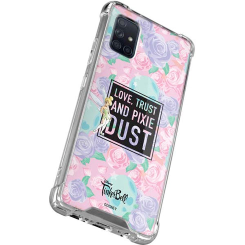 Disney Tinker Bell Love Trust and Pixie Dust Galaxy A51 5G Clear Case