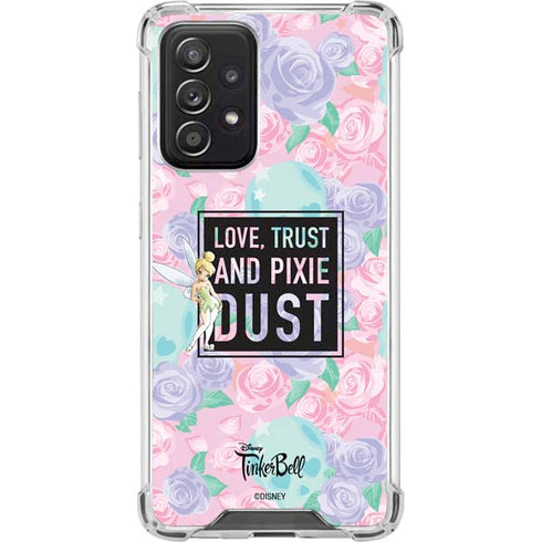 Disney Tinker Bell Love Trust and Pixie Dust Galaxy A52 5G Clear Case