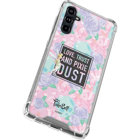 Disney Tinker Bell Love Trust and Pixie Dust Galaxy A54 5G Clear Case