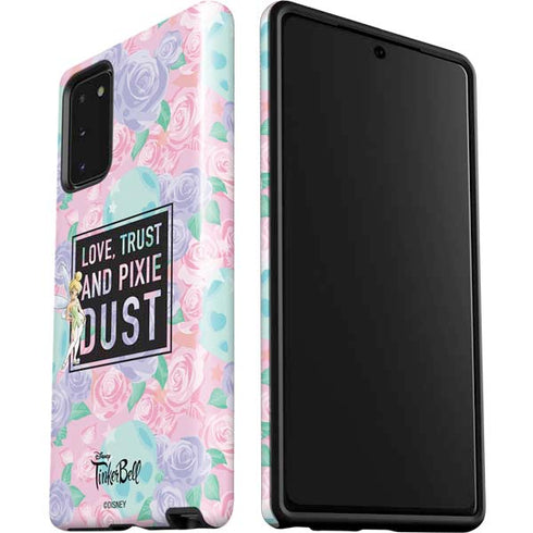 Disney Tinker Bell Love Trust and Pixie Dust Galaxy Note20 5G Pro Case
