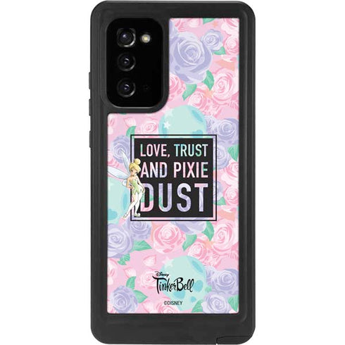 Disney Tinker Bell Love Trust and Pixie Dust Galaxy Note20 5G Waterproof Case