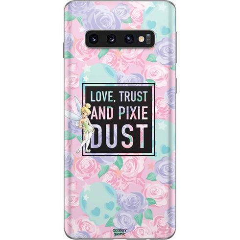 Disney Tinker Bell Love Trust and Pixie Dust Galaxy S10 Skin