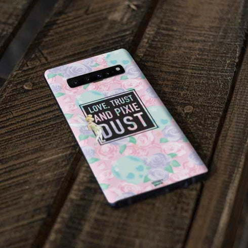 Disney Tinker Bell Love Trust and Pixie Dust Galaxy S10 Skin