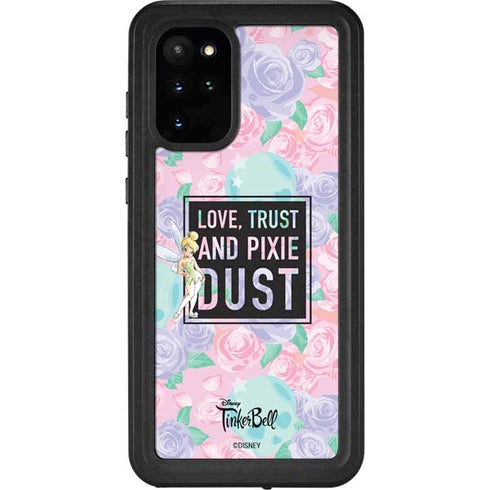Disney Tinker Bell Love Trust and Pixie Dust Galaxy S20 Plus Waterproof Case