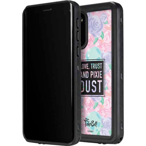 Disney Tinker Bell Love Trust and Pixie Dust Galaxy S20 Plus Waterproof Case