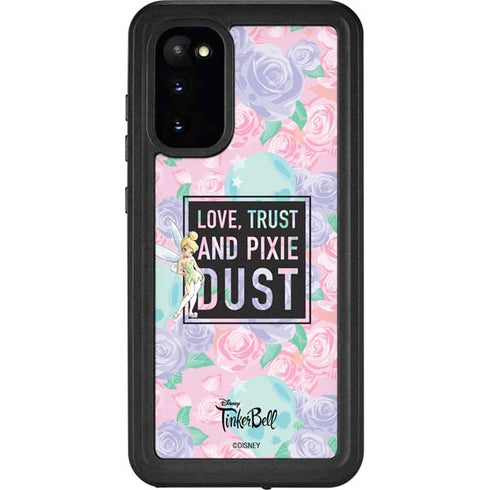 Disney Tinker Bell Love Trust and Pixie Dust Galaxy S20 Waterproof Case