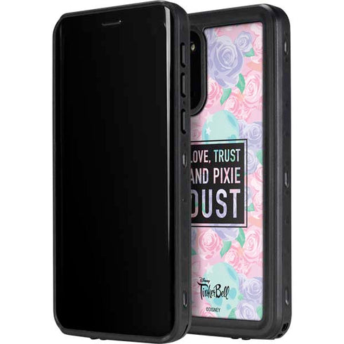 Disney Tinker Bell Love Trust and Pixie Dust Galaxy S20 Waterproof Case
