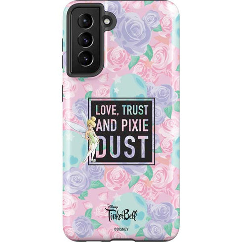 Disney Tinker Bell Love Trust and Pixie Dust Galaxy S21 Plus 5G Pro Case
