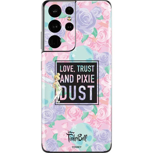 Disney Tinker Bell Love Trust and Pixie Dust Galaxy S21 Ultra 5G Skin