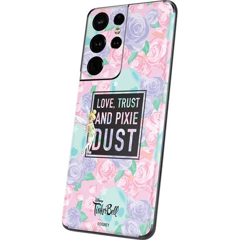 Disney Tinker Bell Love Trust and Pixie Dust Galaxy S21 Ultra 5G Skin