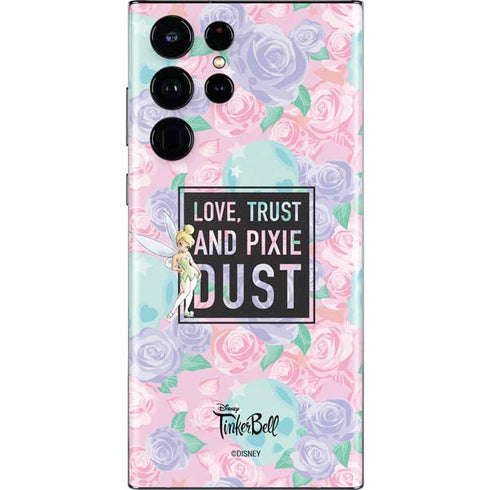 Disney Tinker Bell Love Trust and Pixie Dust Galaxy S22 Ultra Skin