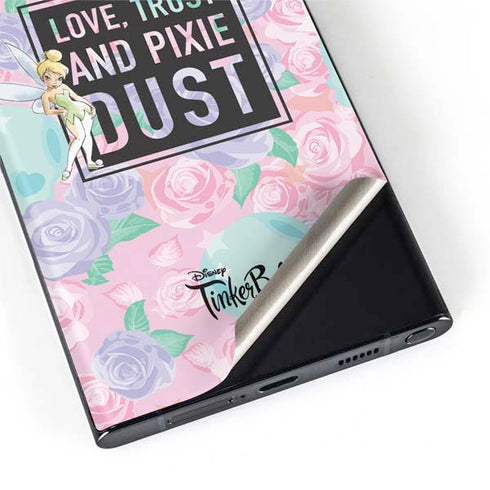Disney Tinker Bell Love Trust and Pixie Dust Galaxy S22 Ultra Skin