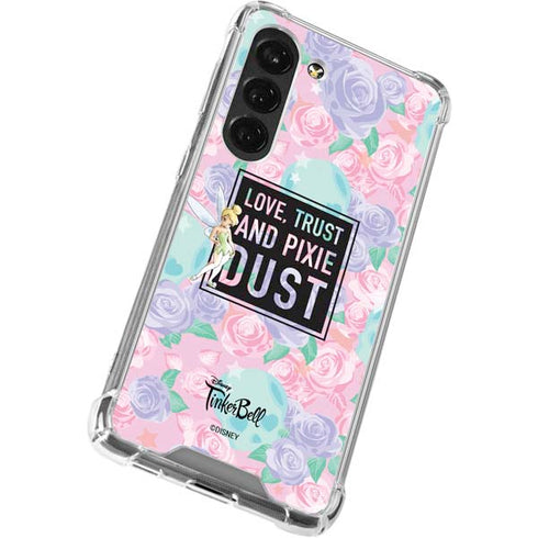 Disney Tinker Bell Love Trust and Pixie Dust Galaxy S23 Clear Case