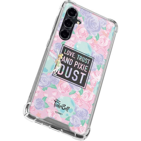 Disney Tinker Bell Love Trust and Pixie Dust Galaxy S23 FE Clear Case