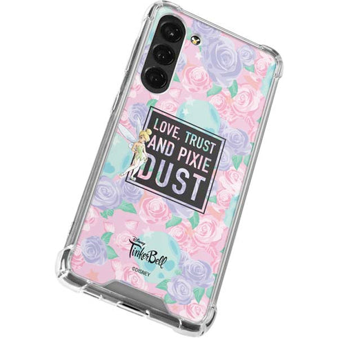 Disney Tinker Bell Love Trust and Pixie Dust Galaxy S23 Plus Clear Case
