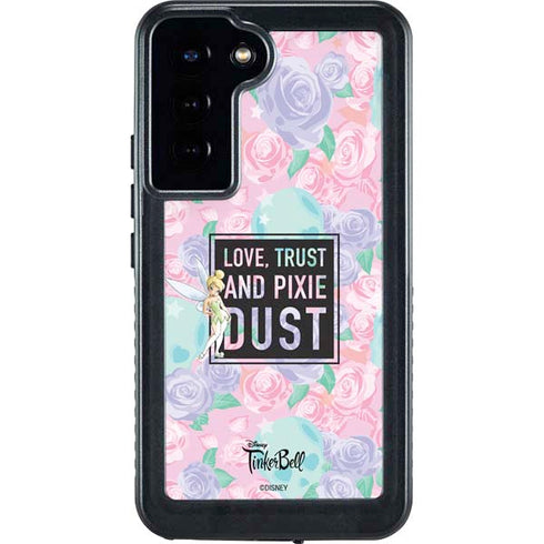 Disney Tinker Bell Love Trust and Pixie Dust Galaxy S23 Plus Waterproof Case