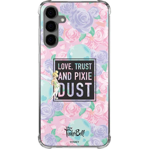 Disney Tinker Bell Love Trust and Pixie Dust Galaxy S24 Plus Clear Case