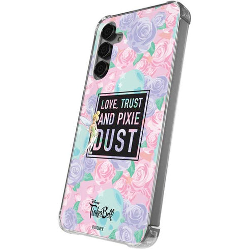 Disney Tinker Bell Love Trust and Pixie Dust Galaxy S24 Plus Clear Case