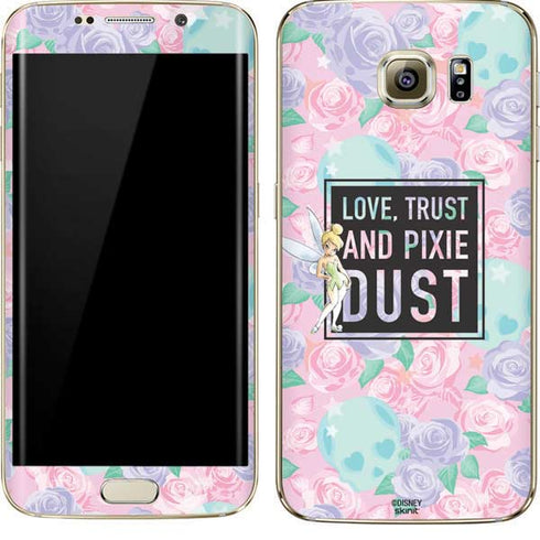 Disney Tinker Bell Love Trust and Pixie Dust Galaxy S7 Edge Skin