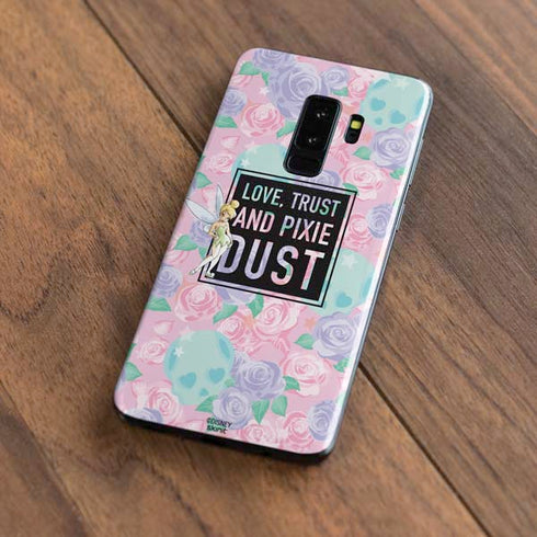 Disney Tinker Bell Love Trust and Pixie Dust Galaxy S9 Plus Skin