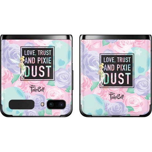 Disney Tinker Bell Love Trust and Pixie Dust Galaxy Z Flip Skin