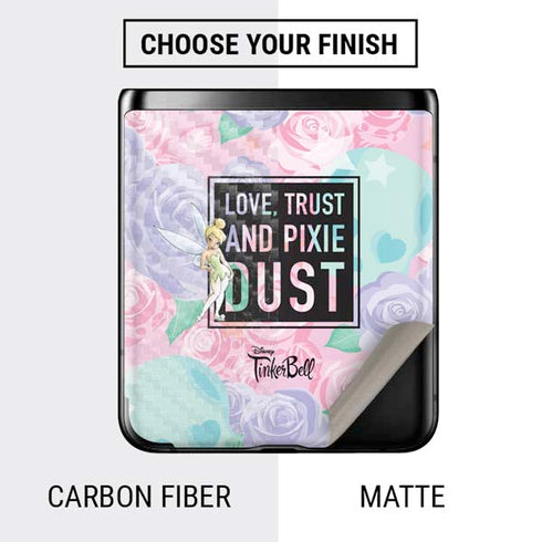 Disney Tinker Bell Love Trust and Pixie Dust Galaxy Z Flip Skin