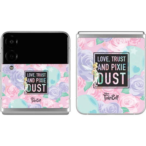 Disney Tinker Bell Love Trust and Pixie Dust Galaxy Z Flip4 5G Skin