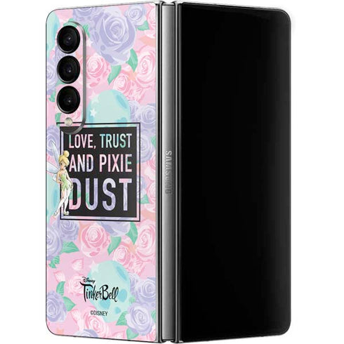Disney Tinker Bell Love Trust and Pixie Dust Galaxy Z Fold4 5G Skin