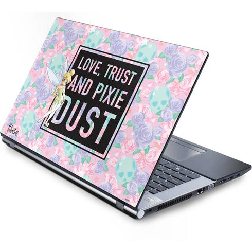 Disney Tinker Bell Love Trust and Pixie Dust Generic Laptop Skin