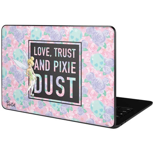Disney Tinker Bell Love Trust and Pixie Dust Google Pixelbook Go Skin