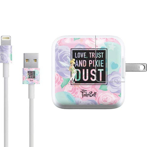 Disney Tinker Bell Love Trust and Pixie Dust iPad Charger (10W USB) Skin