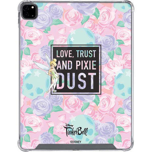 Disney Tinker Bell Love Trust and Pixie Dust iPad Pro 12.9in (2020) Clear Case