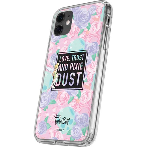 Disney Tinker Bell Love Trust and Pixie Dust iPhone 11 Clear Case