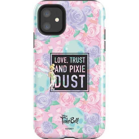 Disney Tinker Bell Love Trust and Pixie Dust iPhone 11 Impact Case